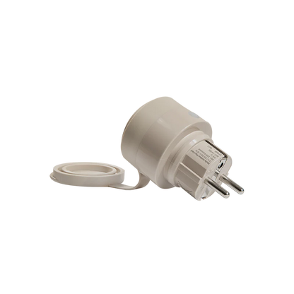 Shelly Outdoor Plug S Gen3 – IP44 ulkoälypistorasia 12A / 2500W, energiankulutusmittaus + Matter (WiFi/Bluetooth)