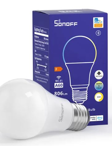 Sonoff B02-BL - Älykäs LED Valo Polttimo E27