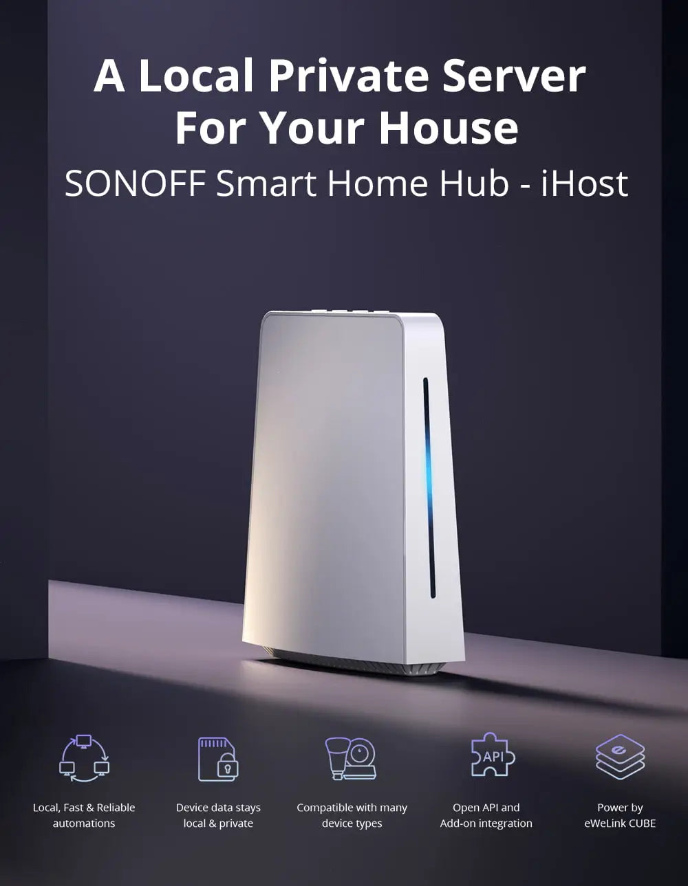 Sonoff iHost Smart Hub keskusyksikkö