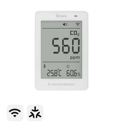 SONOFF AirGuard co2 ppm ilmanlaatu mittari sawf-08p